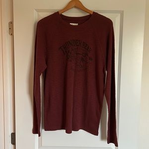 LUCKY BRAND THERMAL SHIRT TOP SIZE L MSRP $59.50 NWT